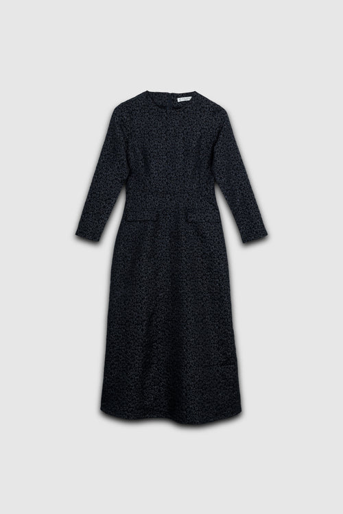 black maxi dress