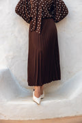 Pleated Maxi Skirt