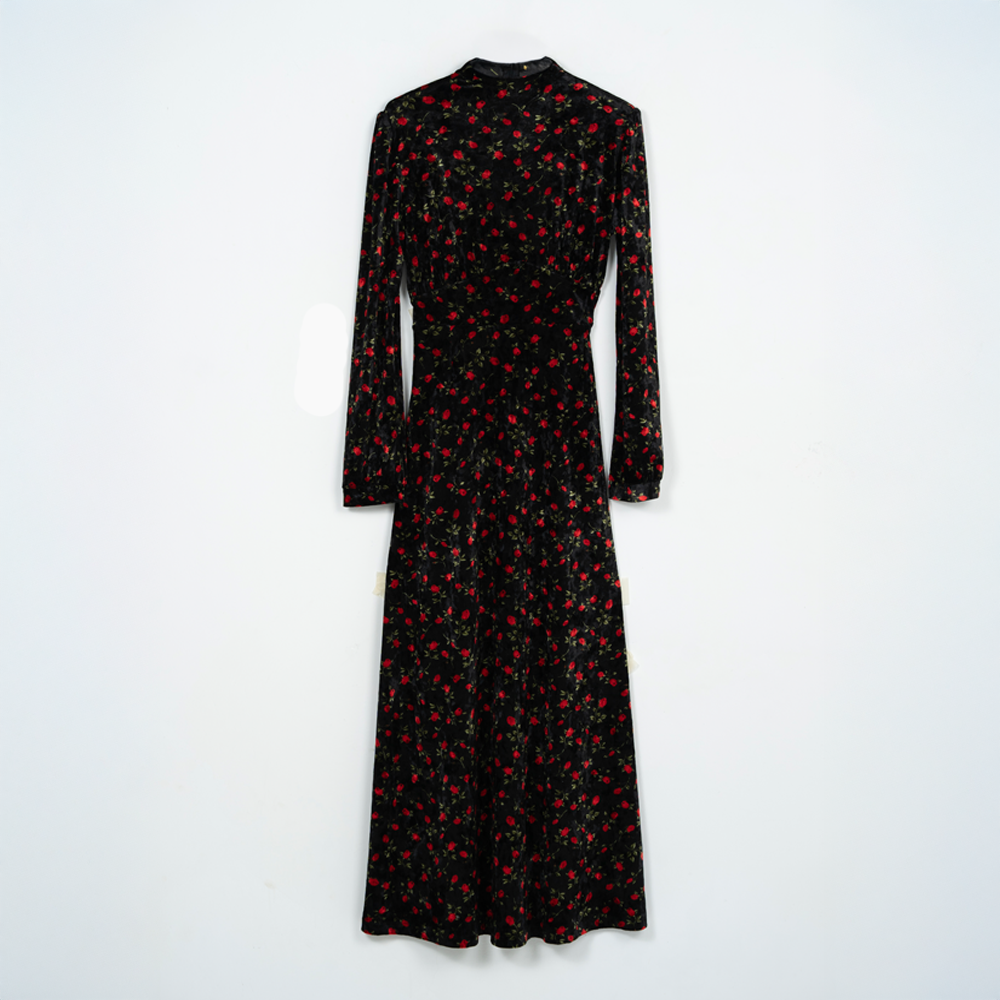 Black floraldress 