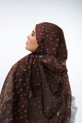 Brown Pearl Scarf