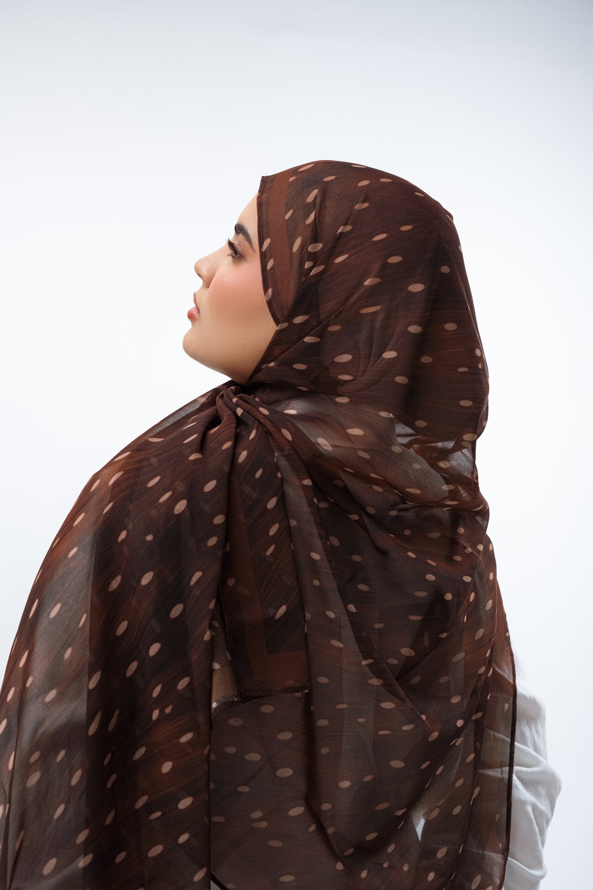 Brown Pearl Scarf