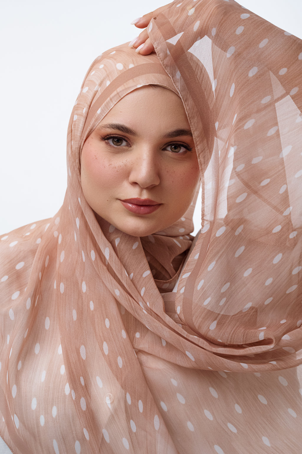 Beige Pearl Scarf