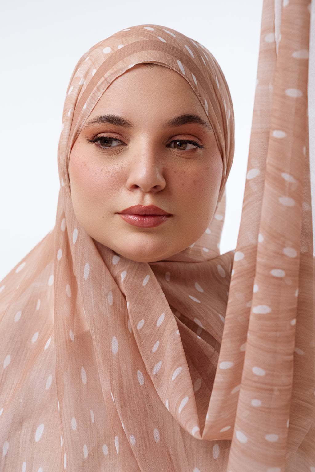 Beige Pearl Scarf