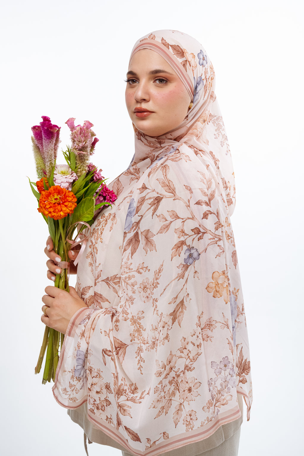 Misty Bloom Scarf