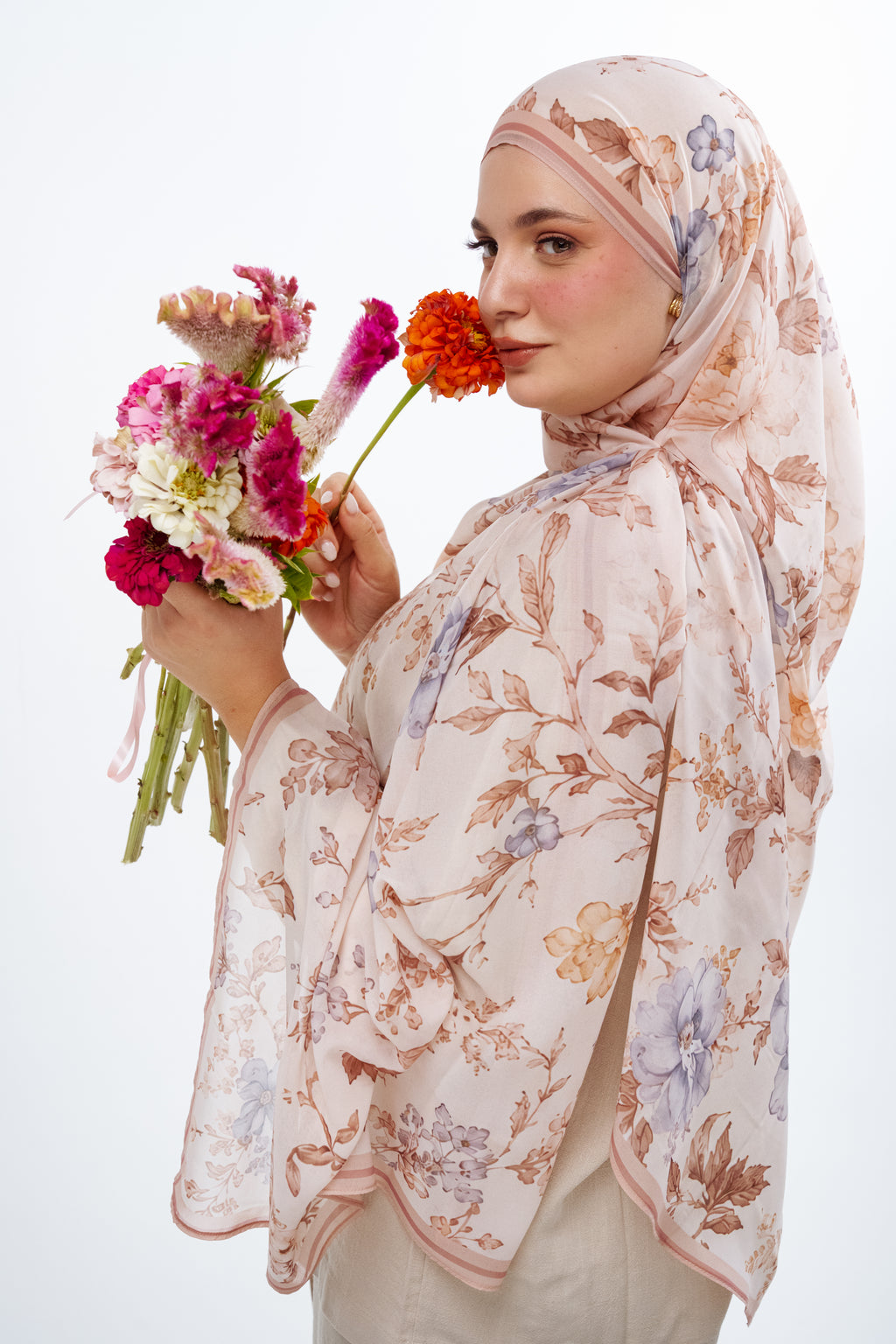 Misty Bloom Scarf