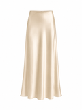 Feminine Silk Skirt