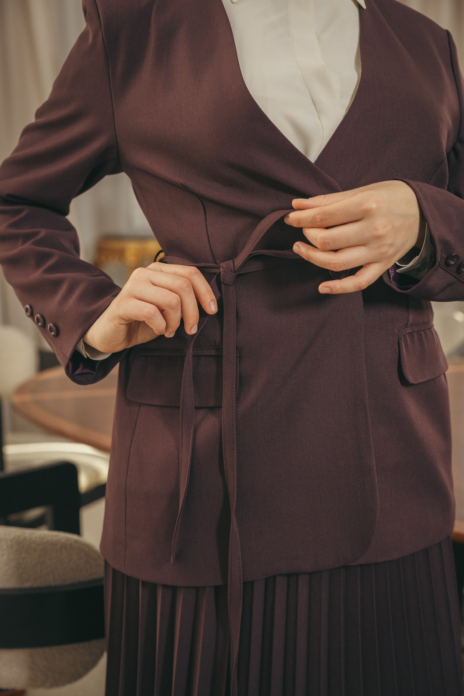 The Belted Blazer