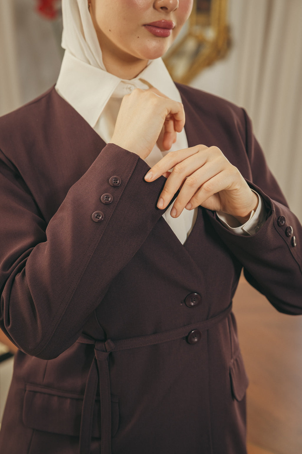 The Belted Blazer