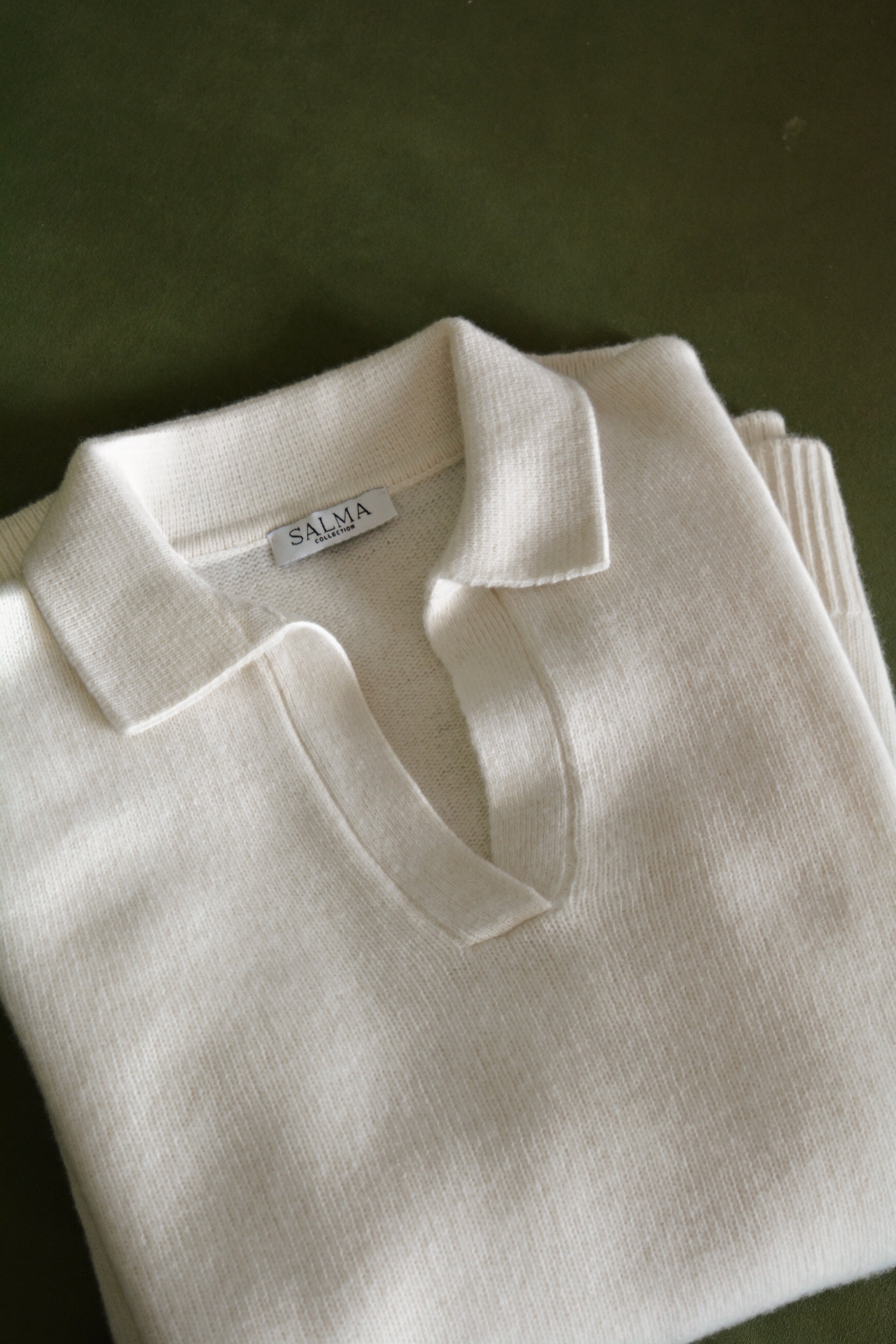 Cozy polo knit