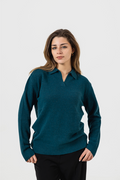 Cozy polo knit
