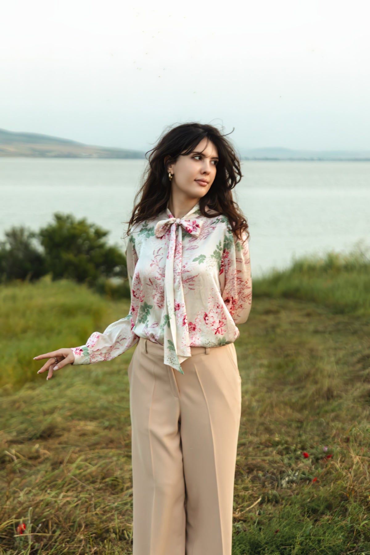 Silk Bloom Blouse