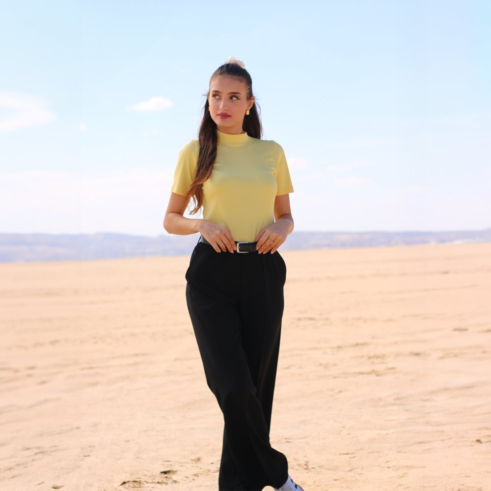 Pull Basique Manches Mi-Longues